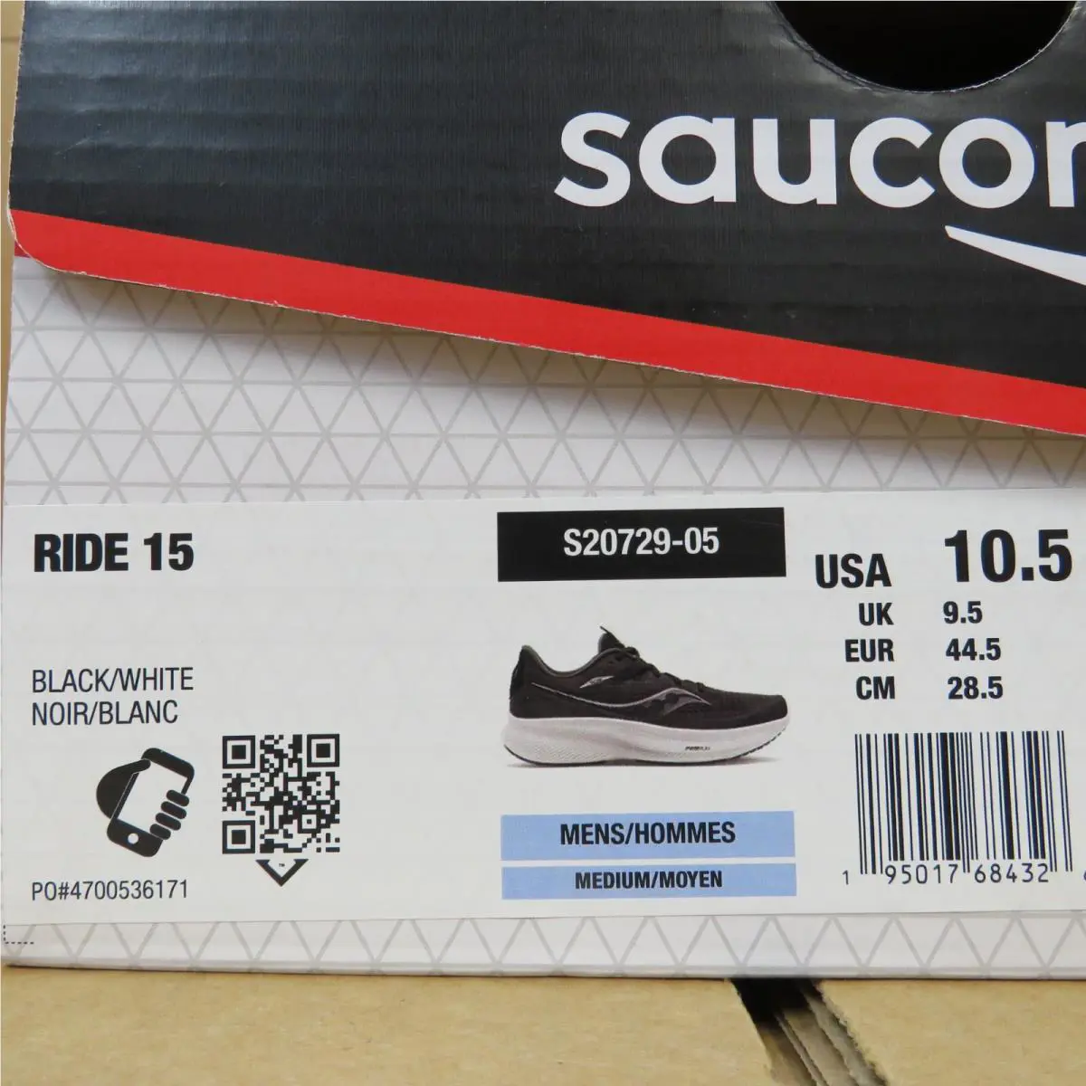 Saucony shoes - Ride 15 - Ride - Mostly Black 13