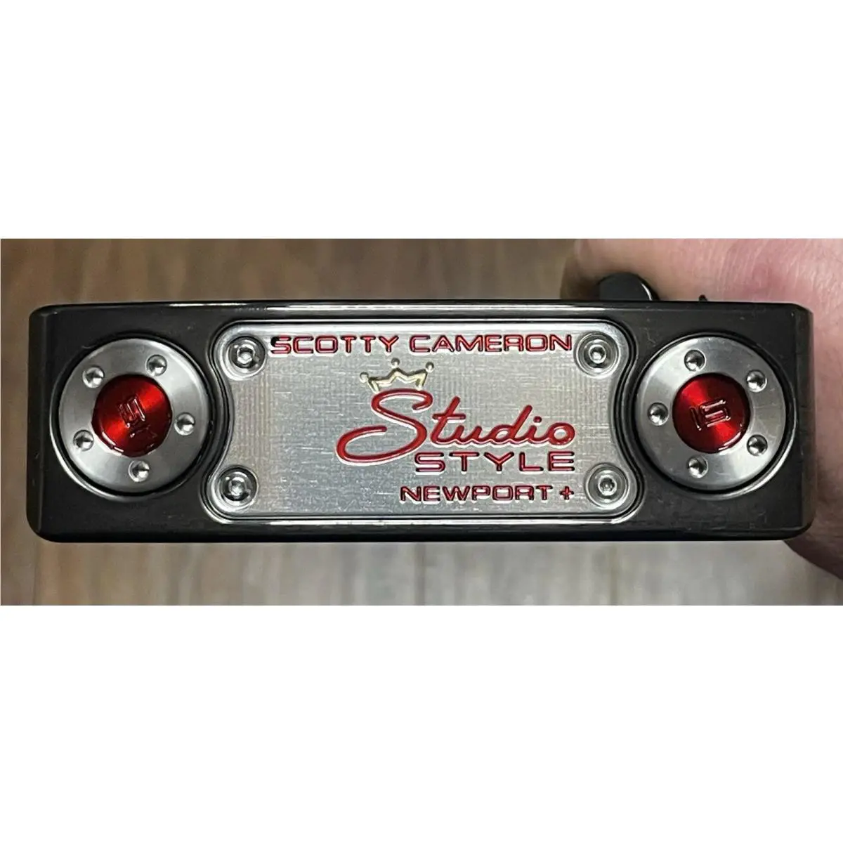 Scotty Cameron  - Studio Style Newport Plus - 2025 - SCS - Xtreme Dark - DLC - Red, Lie Angle: Black 5