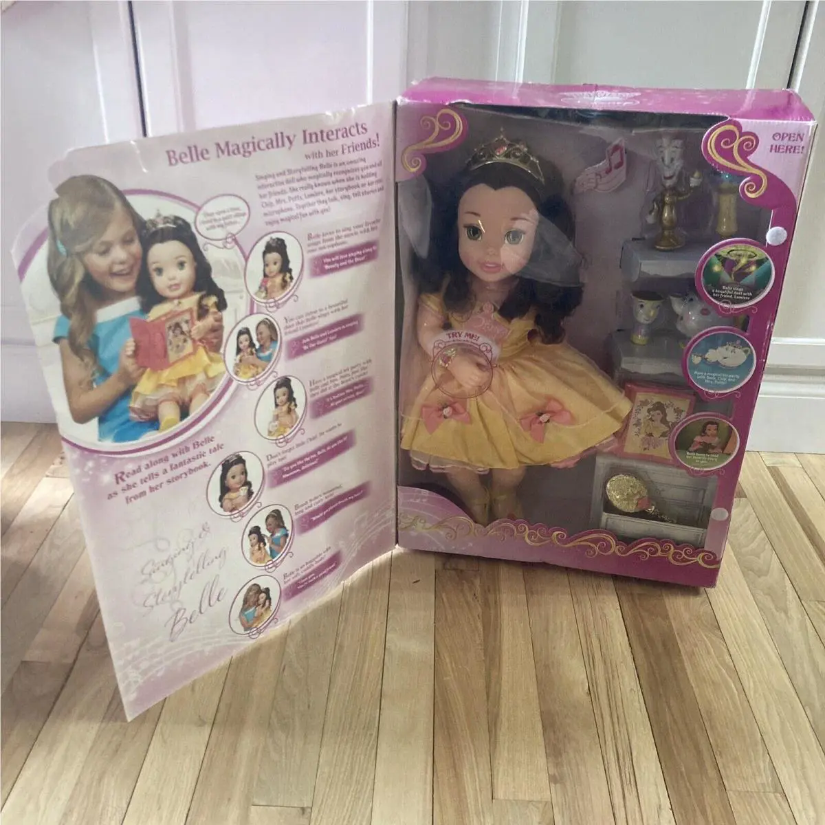 My First Disney Princess Belle Singing Storytelling Interactive 20 Doll Box Dmg