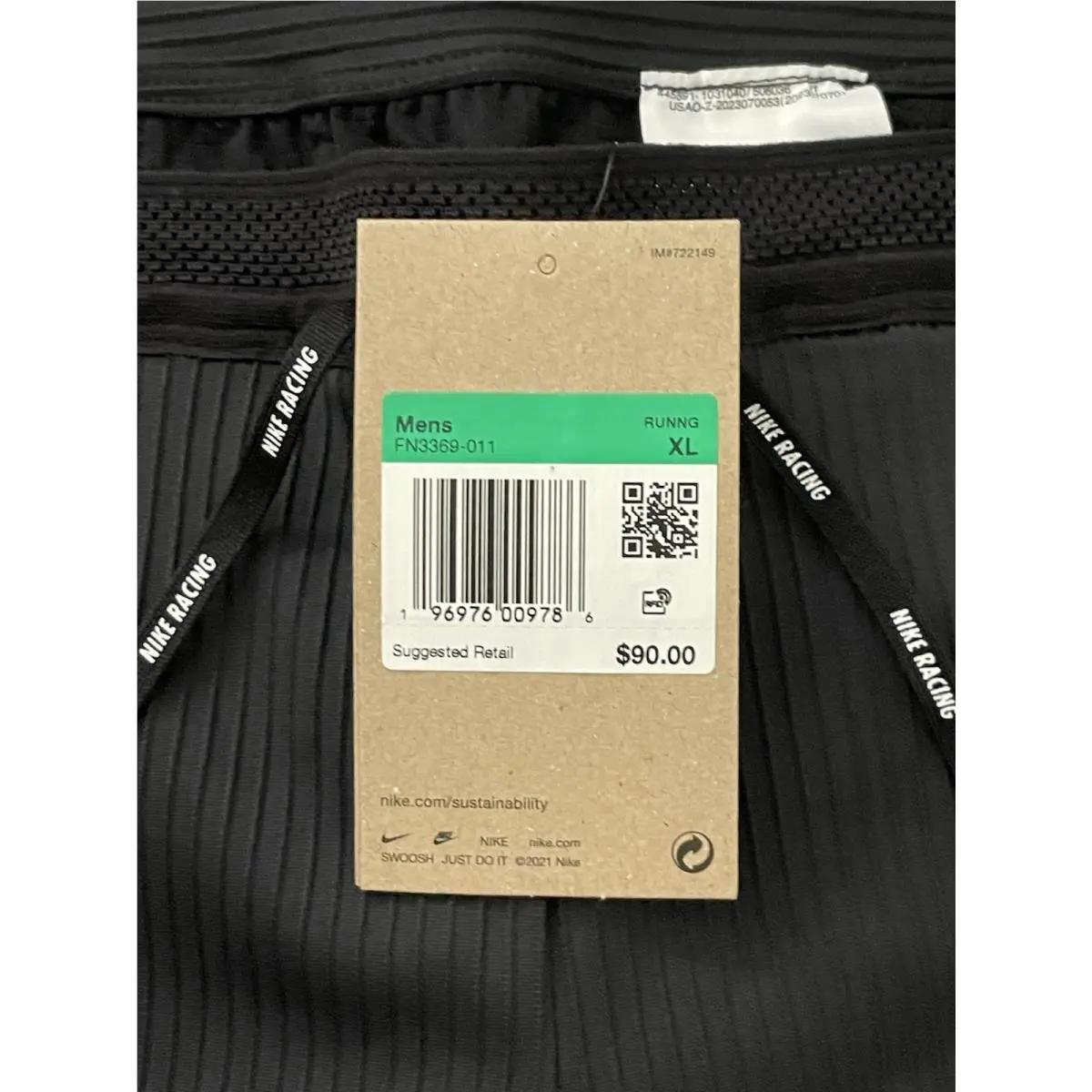 Nike clothing - Nike AeroSwift Dri-FIT ADV Running Half Tight - FN3369-011 - Black (UPC: 0196976009786) 5