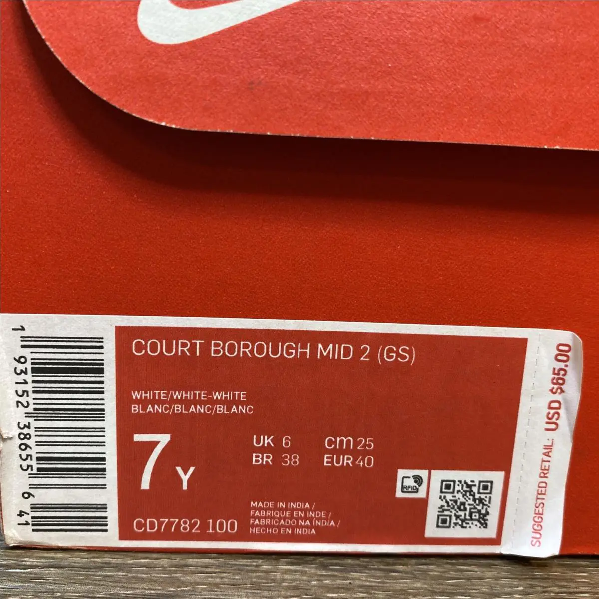 Nike shoes - Nike Court Borough - Court Borough - CD7782100 - White 17
