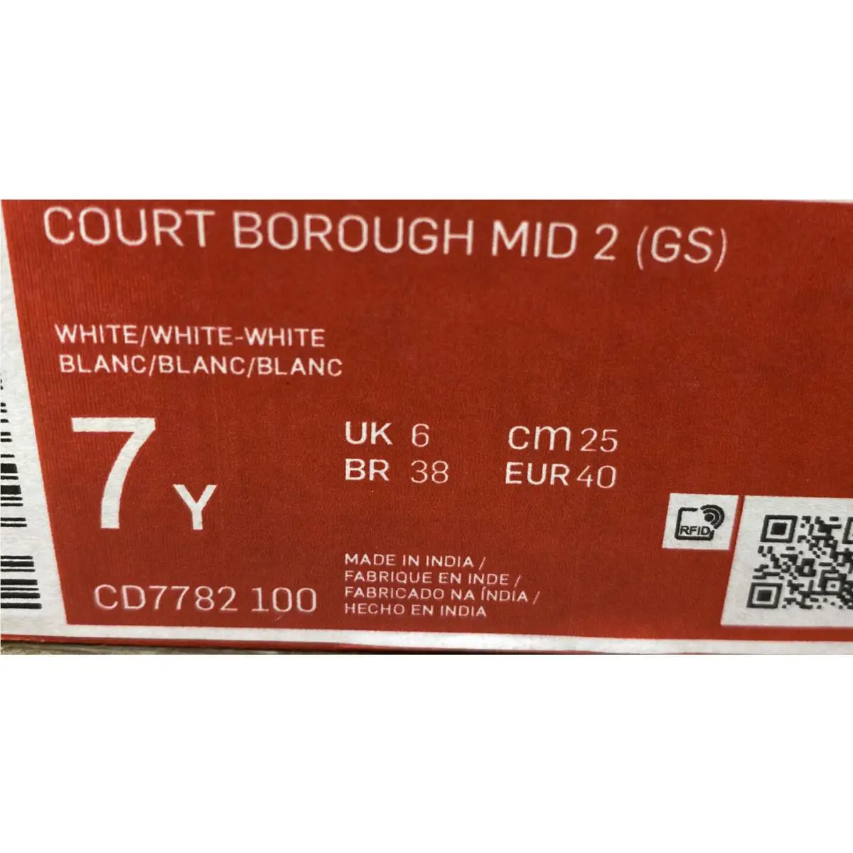 Nike shoes - Nike Court Borough - Court Borough - CD7782100 - White 18