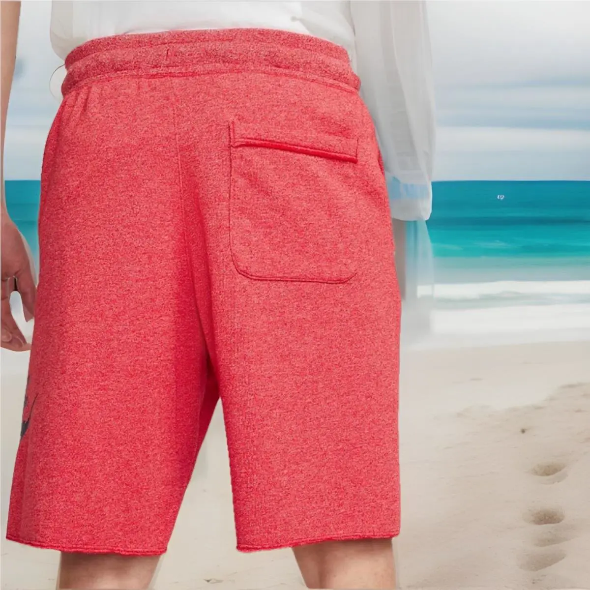 Nike clothing - Nike Sportswear SPE FT Alumni Shorts - DM6817-657 - University Red Heather/Midnight Navy, Manufacturer: University Red/Midnight Navy, Nike Number: 657 (UPC: 195245673086) 0