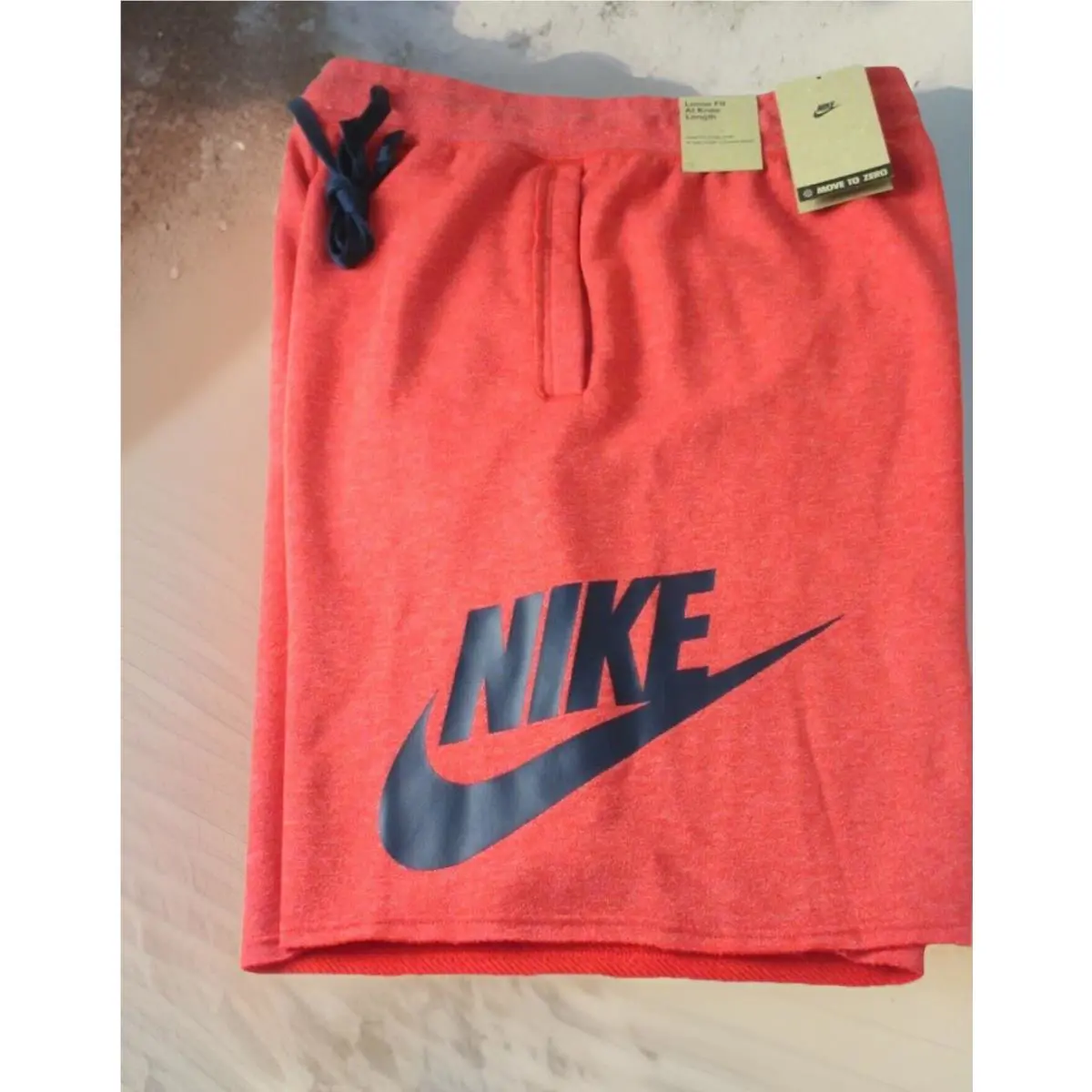 Nike clothing - Nike Sportswear SPE FT Alumni Shorts - DM6817-657 - University Red Heather/Midnight Navy, Manufacturer: University Red/Midnight Navy, Nike Number: 657 (UPC: 195245673086) 6