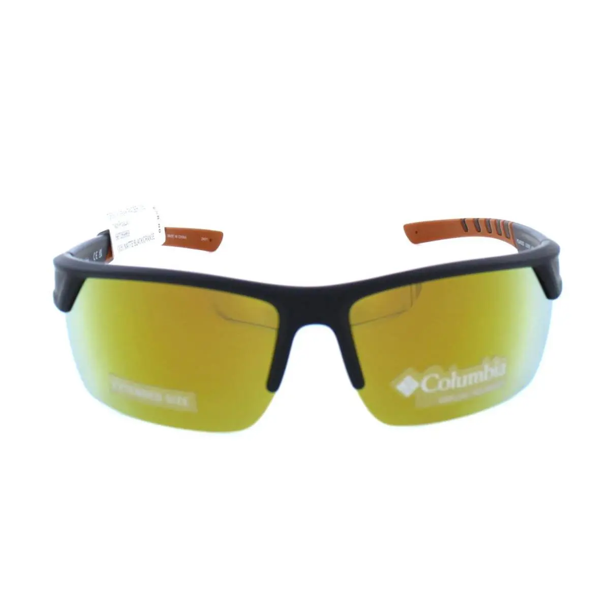 Unisex C536SP Peak Racer Sunglasses Non-rxable Matte Black/orange by Columbia