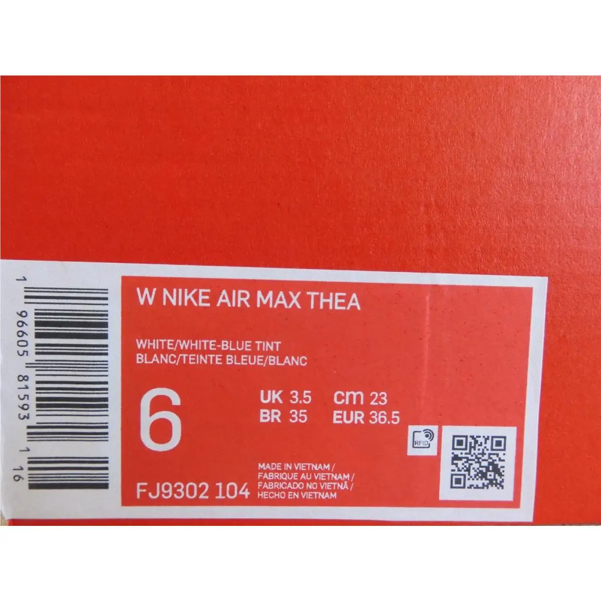 Nike shoes - Nike Air Max Thea - Air Max Thea - FJ9302-104 - White (UPC: 196605815931) 3