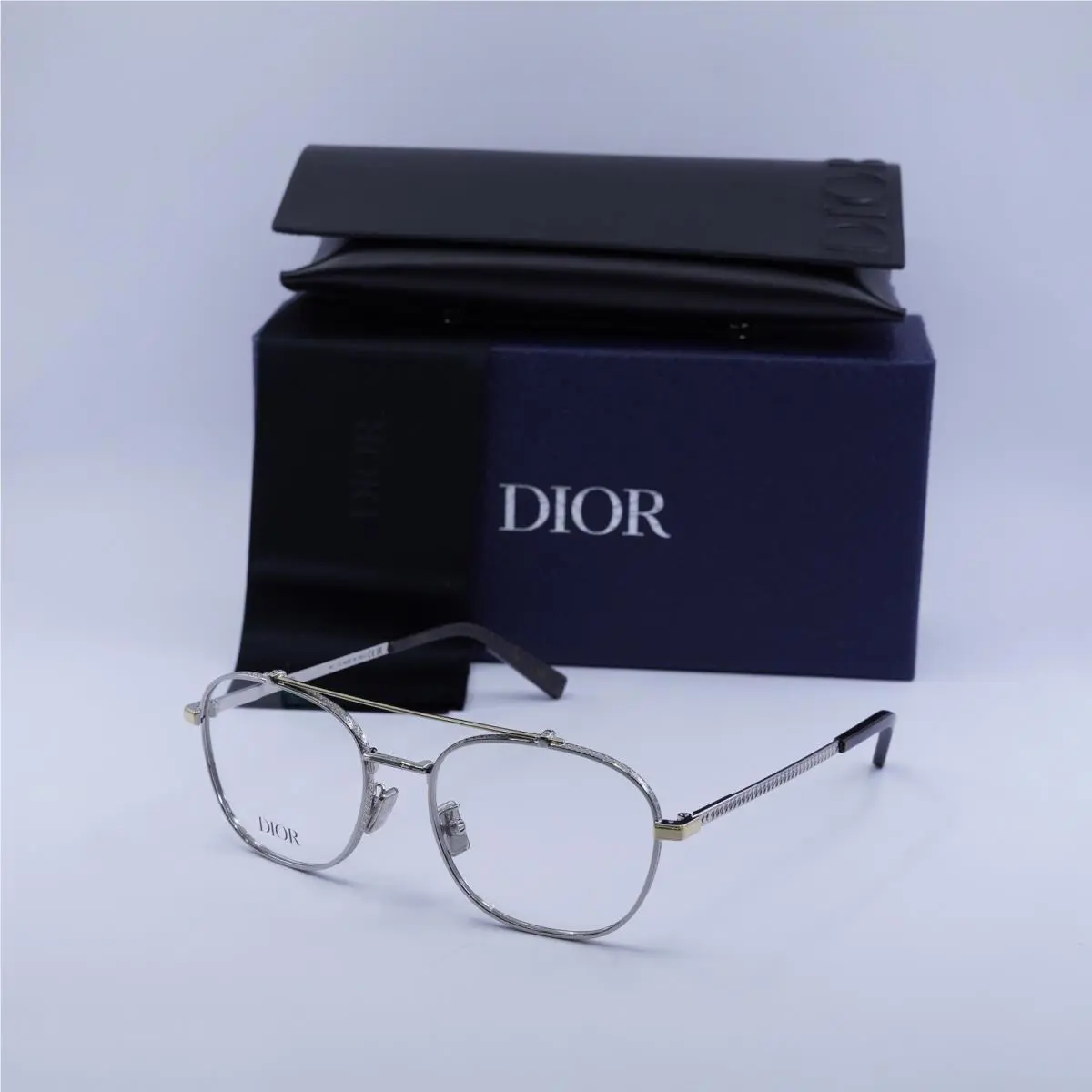 CD Diamondo R2U F200 Silver/gold 54mm Eyeglasses by Dior