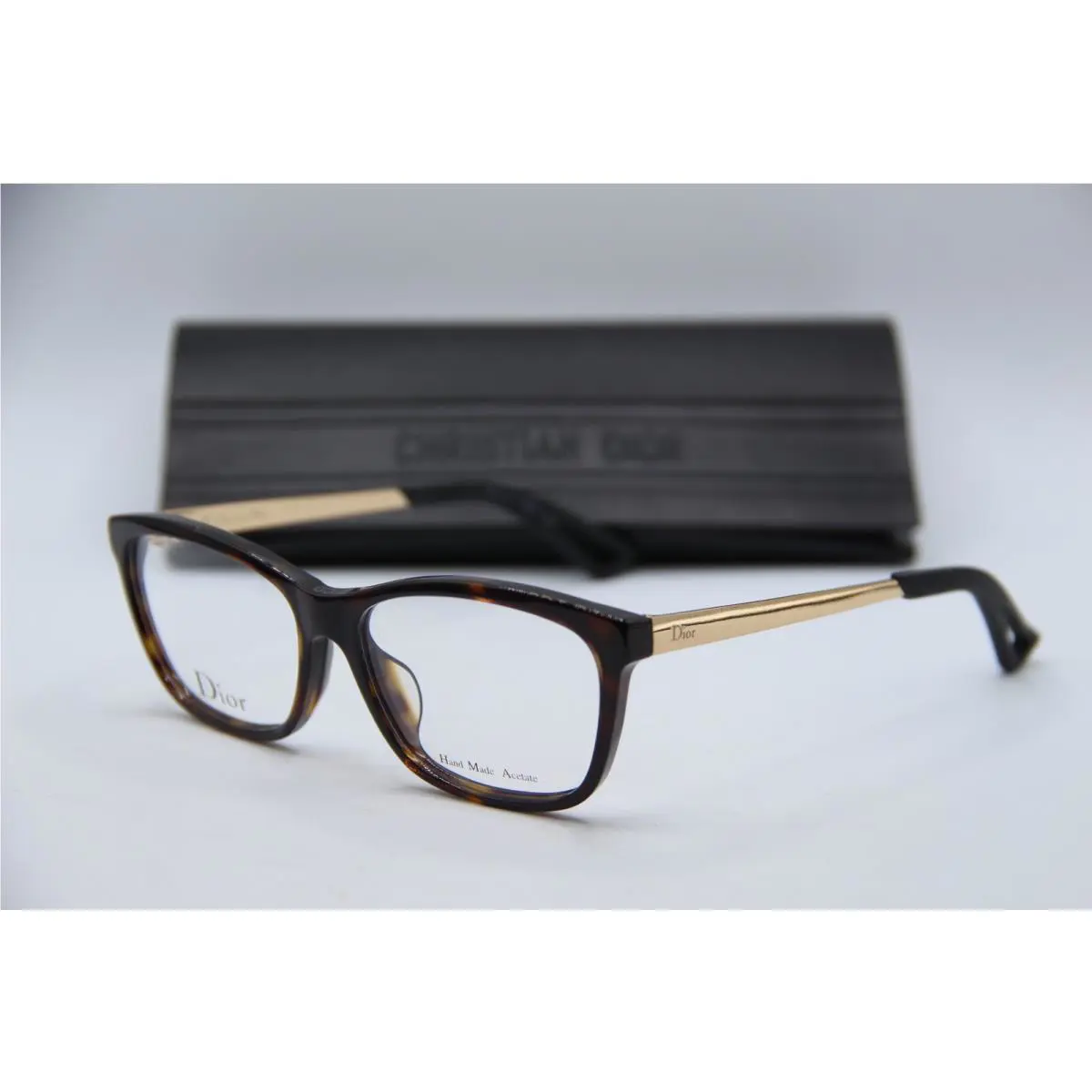 Christian Dior CD 3288F Qsh Havana Gold Frames Eyeglasses 54-15