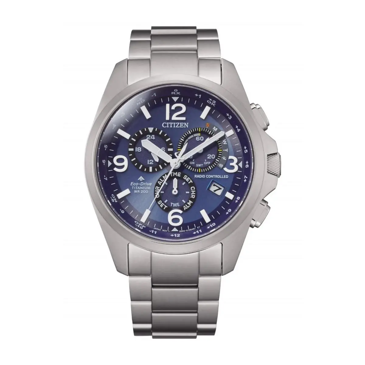 Citizen Eco Drive Radio Controlled Field Super Titanium Watch CB5930-82L