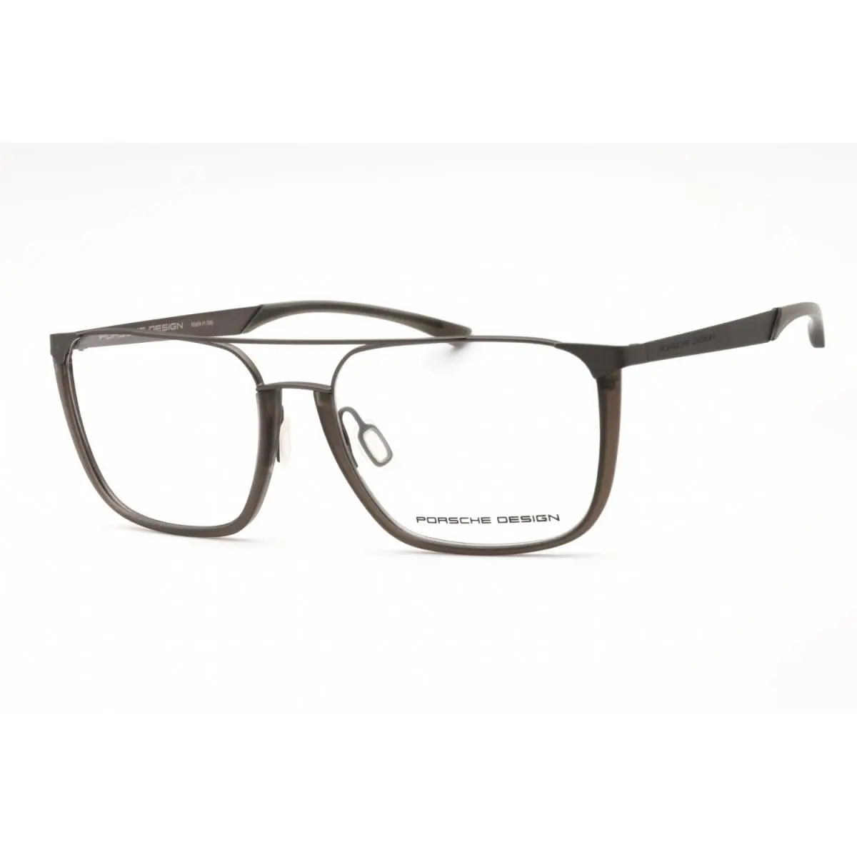 Porsche P8388 B Eyeglasses Grey Metal Frame 57mm