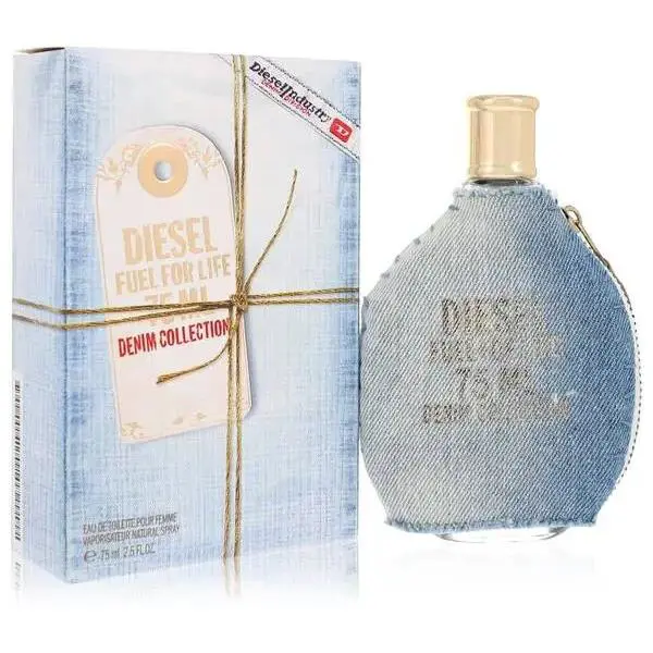 Diesel Fuel For Life Denim 2.5 oz Eau De Toilette 75 ml Spray For Women
