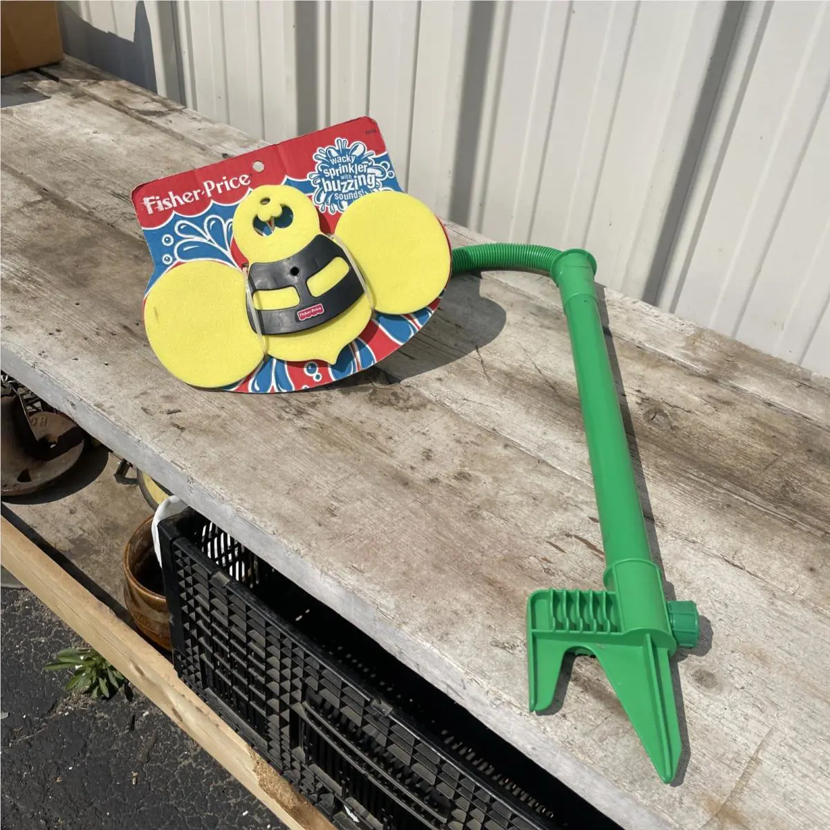 Nos Vintage Buzzing Bee Wacky Sprinkler Water Toy Fisher Price 1998 - 72812
