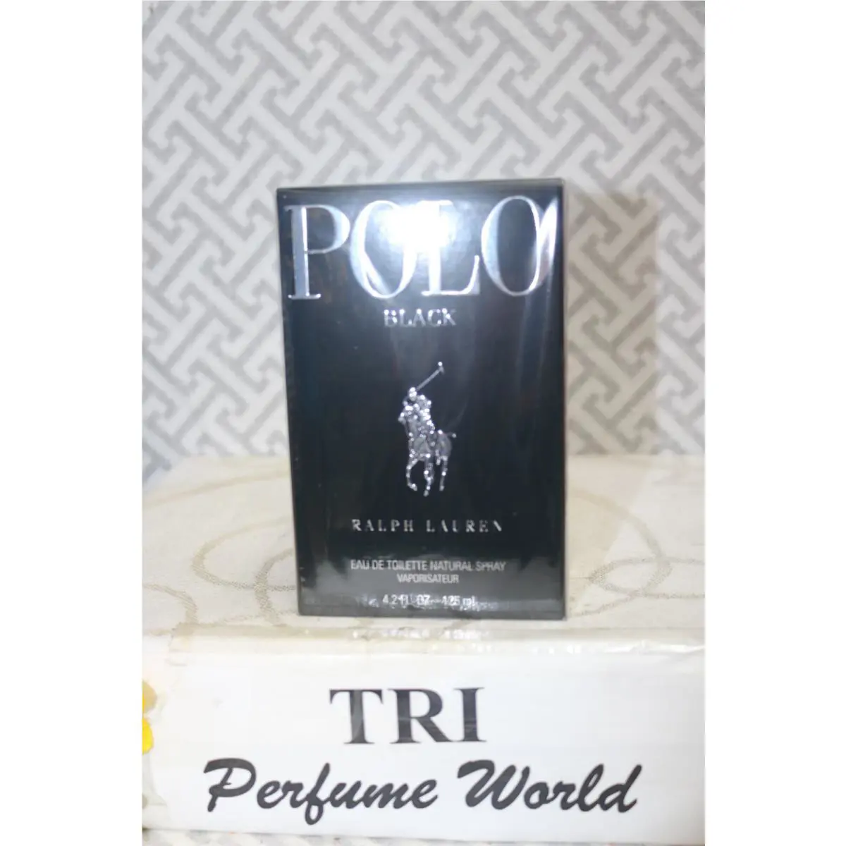 Polo Blac by Ralph Lauren Eau de Toilette Spray 4.2 Fl. Oz. Batch Code: 18GD013