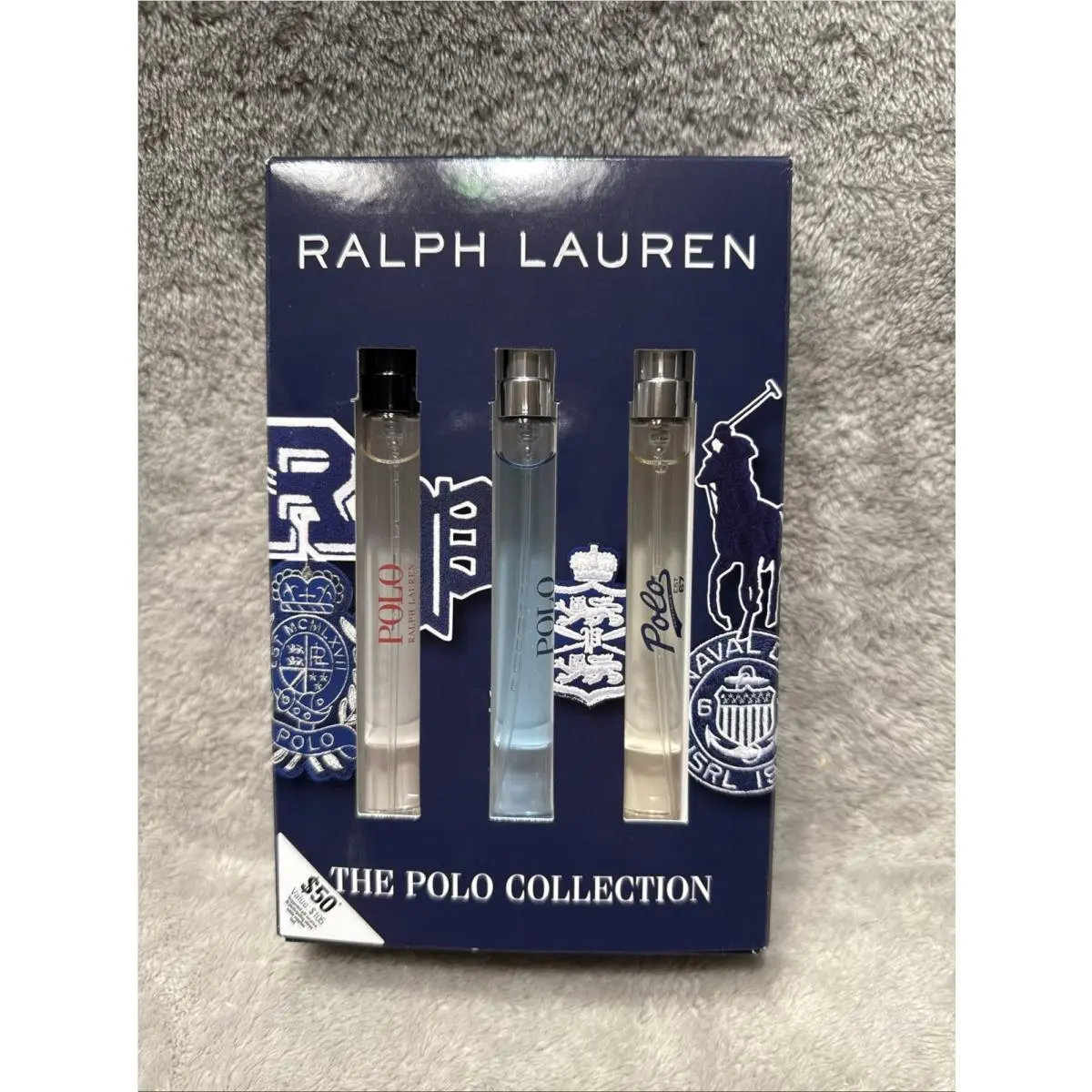 World of Polo Cologne Travel Gift Set Lot 3 Pcs by Ralph Lauren