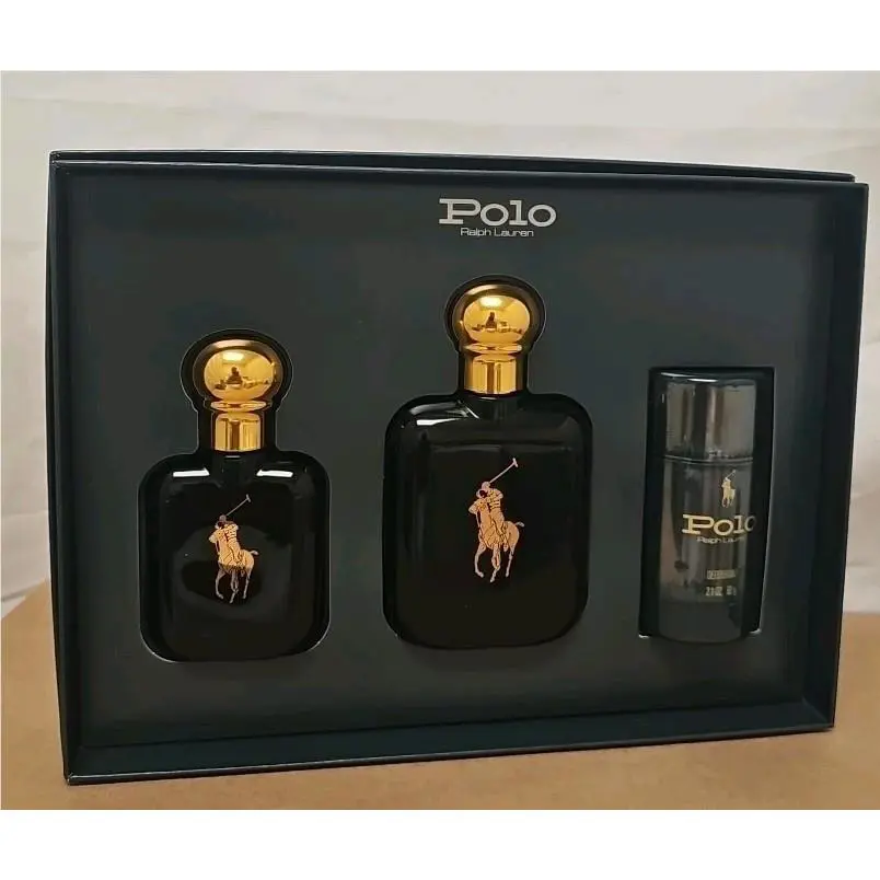 Polo Ralph Lauren 3 Pcs Gift Set Men 4.2.OZ Edt SP 2.OZ Edt SP 2.5.OZ Deodorant