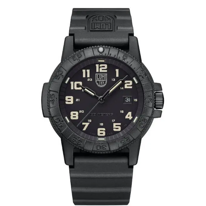 Luminox Leatherback Sea Turtle Men`s Watch Black Dial Rubber Strap – XS.0330