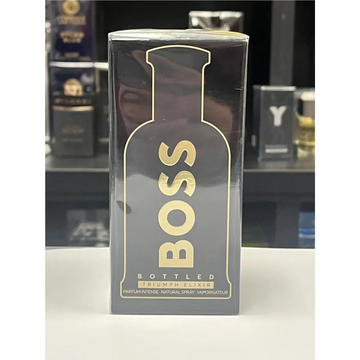 Hugo Boss Bottled Triumph Elixir Parfum Intense For Men 3.3 Fl. Oz. / 100ml