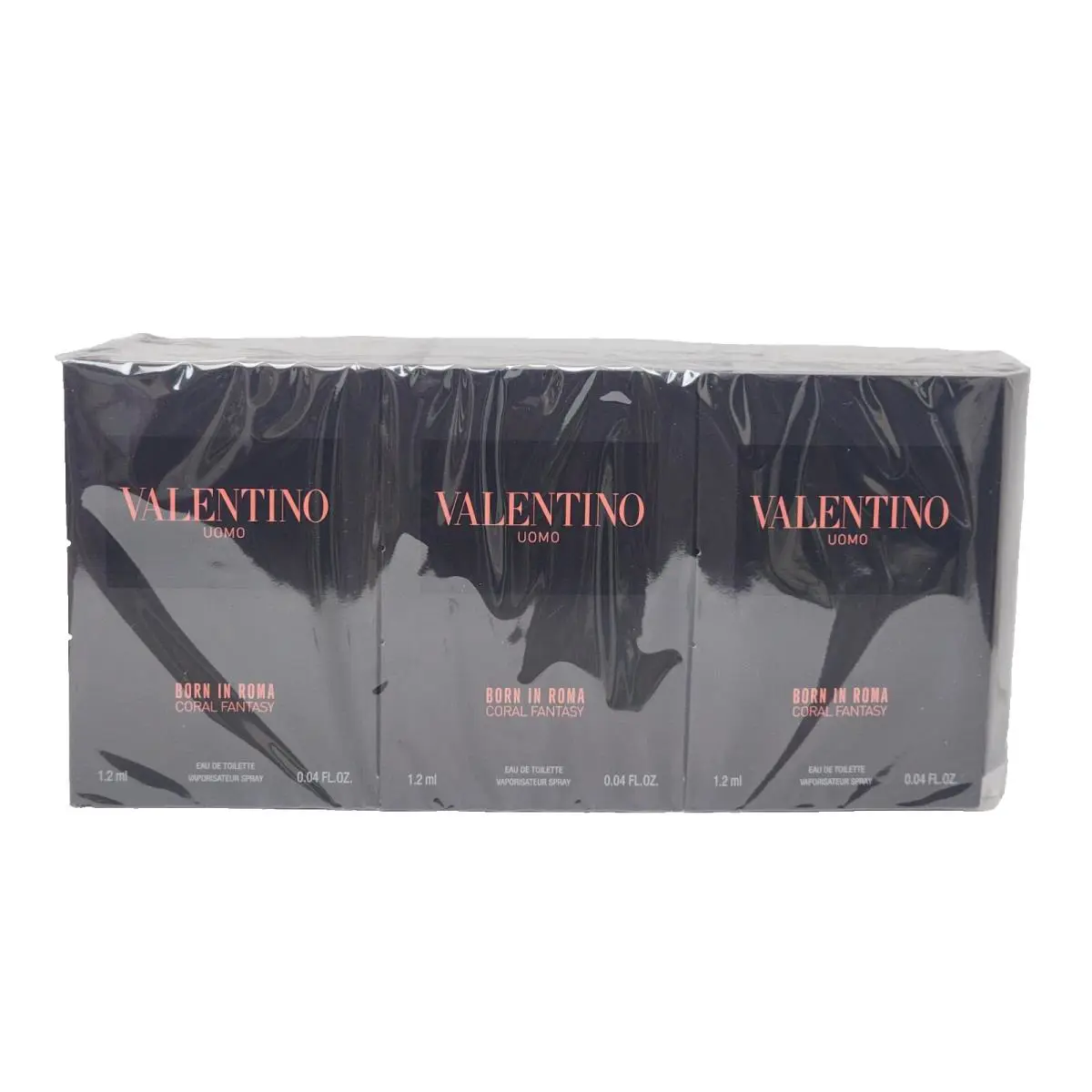 Valentino Uomo Born IN Roma Coral Fantasy Men 0.04 oz Edt SP Vial Pack 12 Pcs