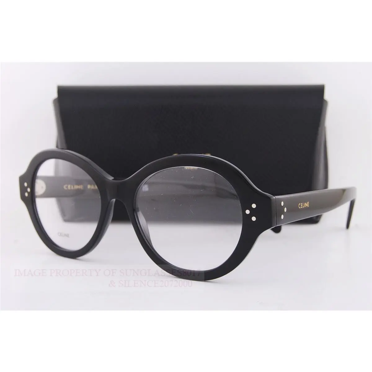 Celine Eyeglass Frames CL 50157I 001 Black For Men Women Size 52mm