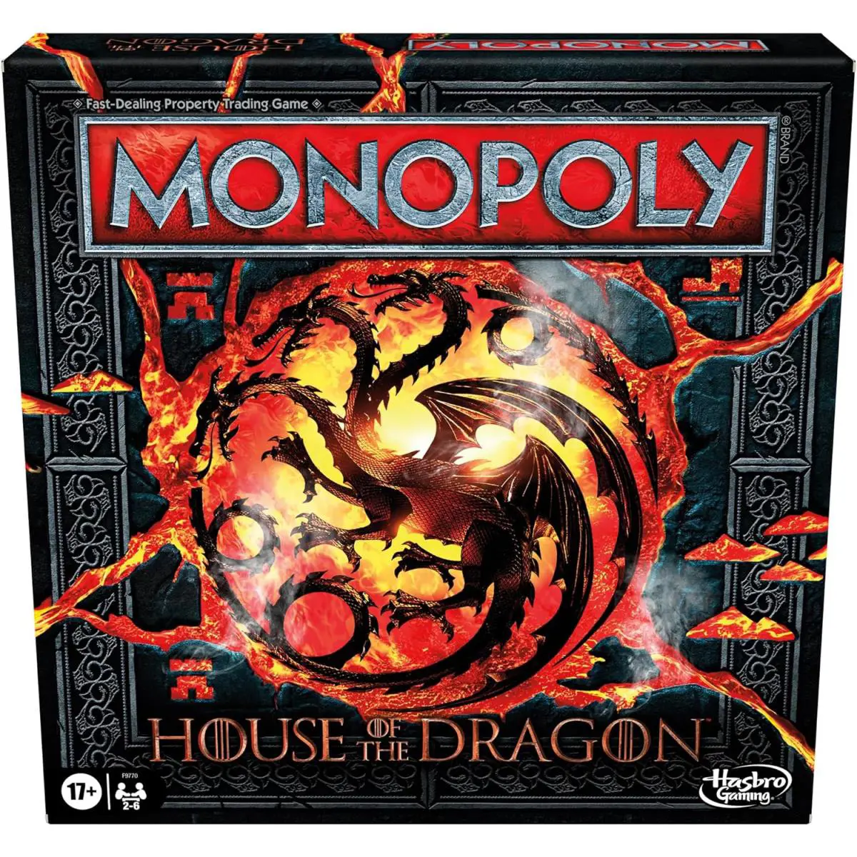 Monopoly House of The Dragon Edition Board Game Strategy Games 2 to 6 Players
