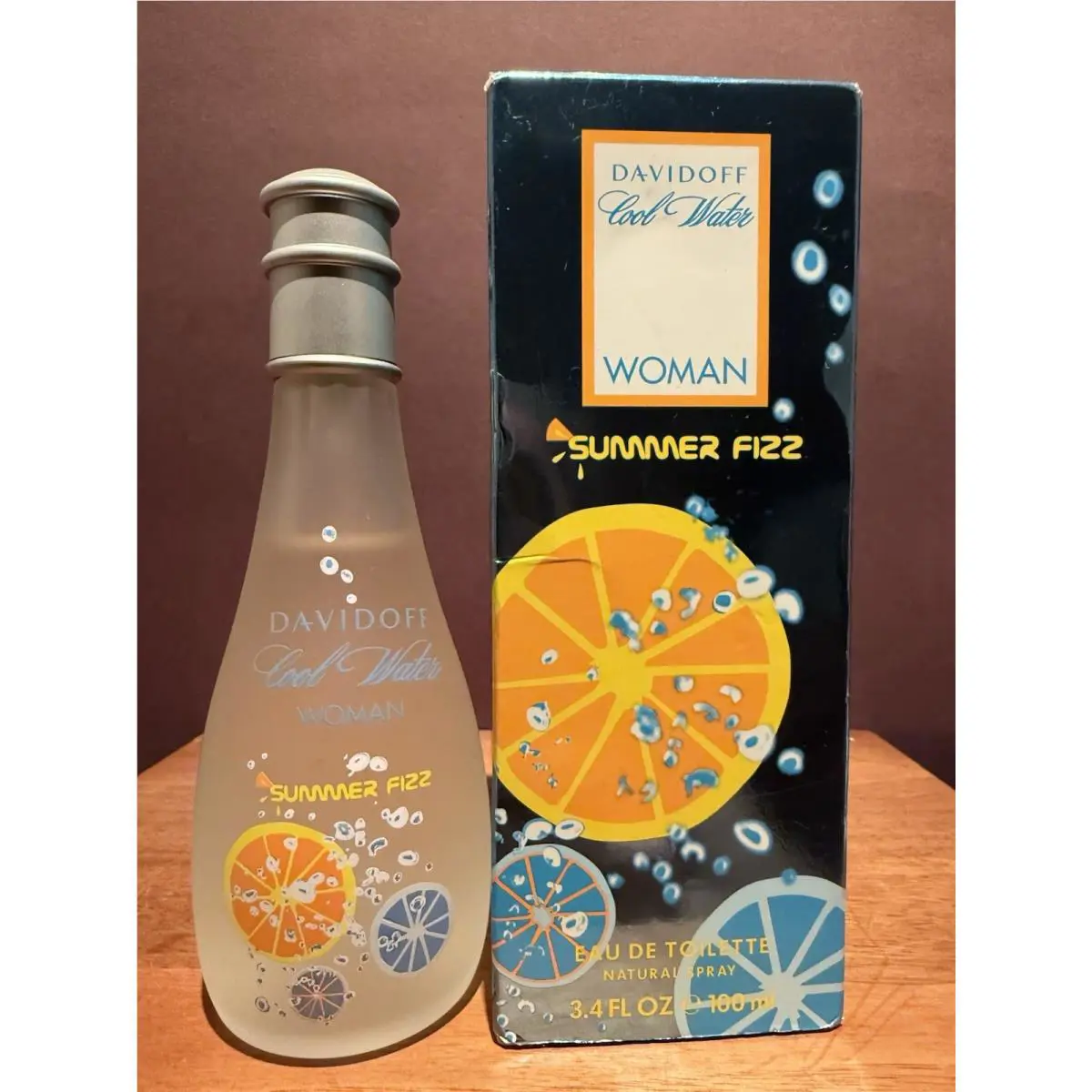 Davidoff Cool Water Summer Fizz Woman 3.4 OZ / 100 ml Edt Spray Rare