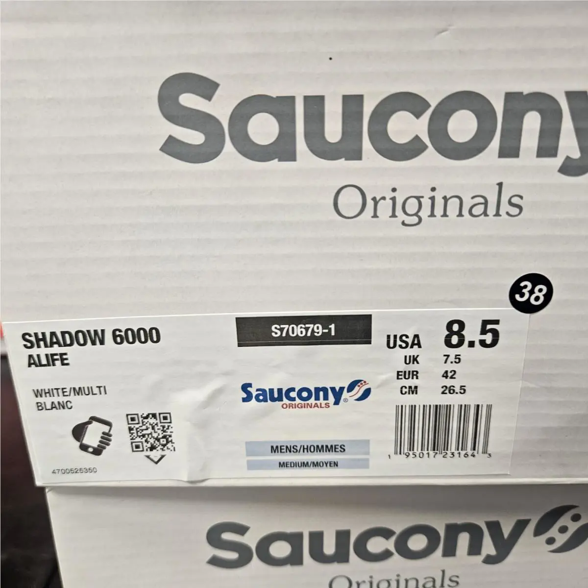 Saucony shoes - Saucony ALIFE x Shadow 6000 - S70679-1 - White / Multi 4