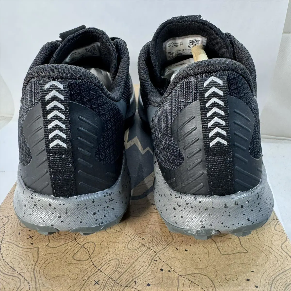 Saucony shoes - Peregrine 12 - Peregrine - S10737-05 - Black (UPC: 0195017380686) 2