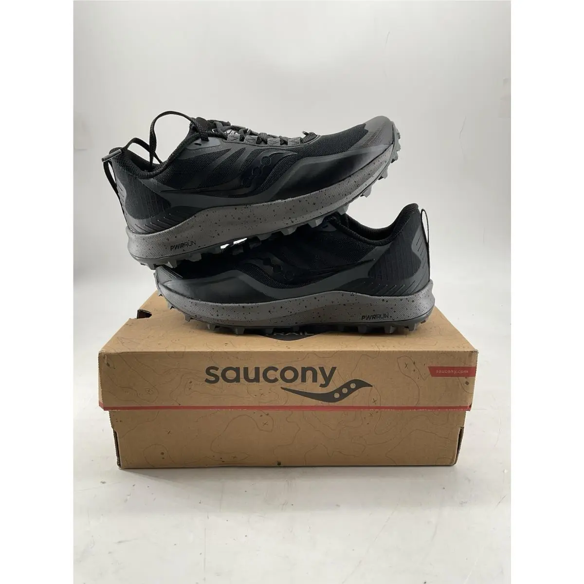 Saucony Peregrine 12 Black Running Shoes S10737-05 Women’s Size 7 A323