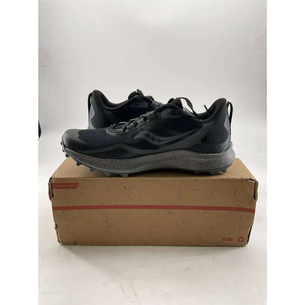 Saucony shoes - Peregrine 12 - Peregrine - S10737-05 - Black (UPC: 0195017380686) 1