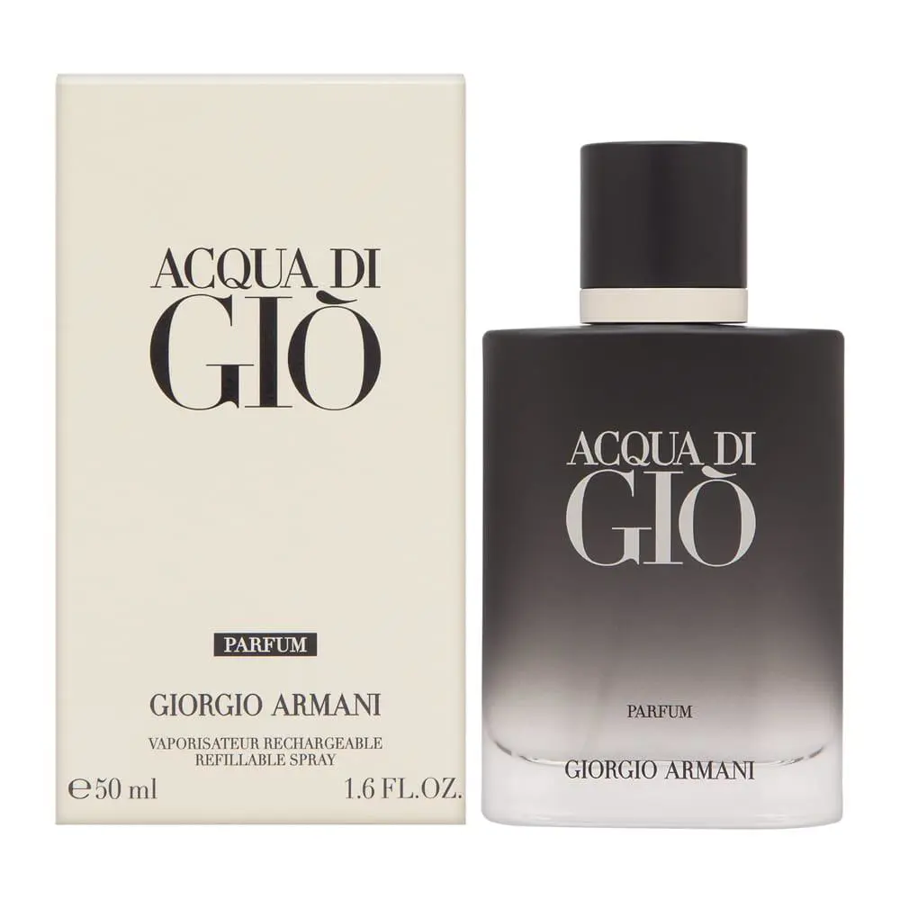 Acqua Di Gio by Giorgio Armani For Men 1.6 oz Parfum Spray Refillable