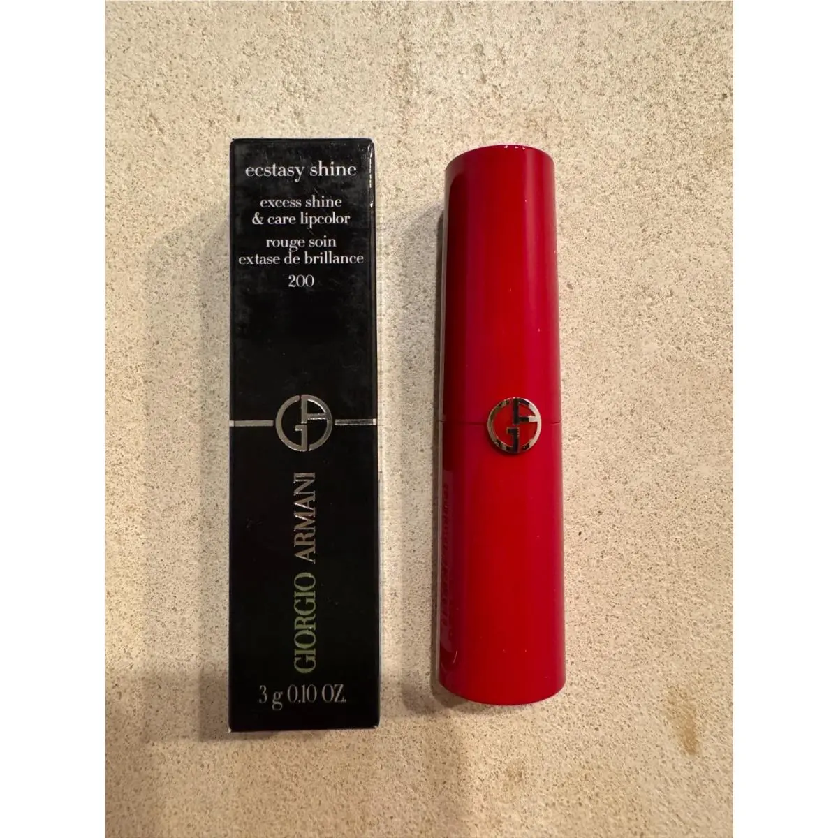 Giorgio Armani Ecstasy Shine Lipstick Color 200 Silenzio