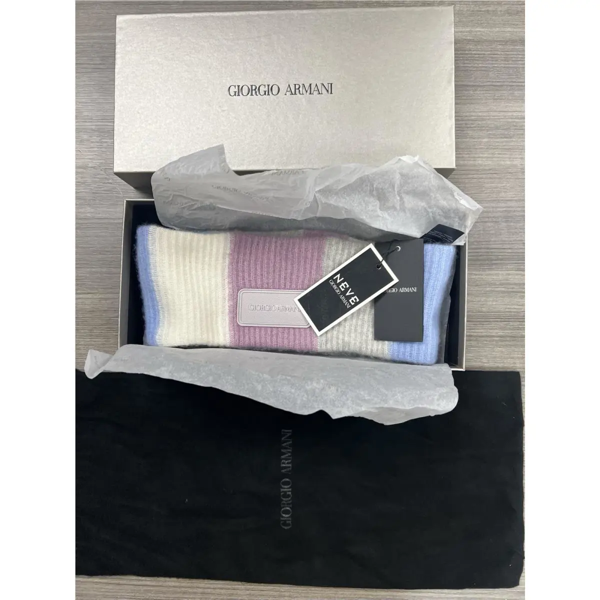 Neve by Giorgio Armani Headband Bmwt Box Dust Bag Retail