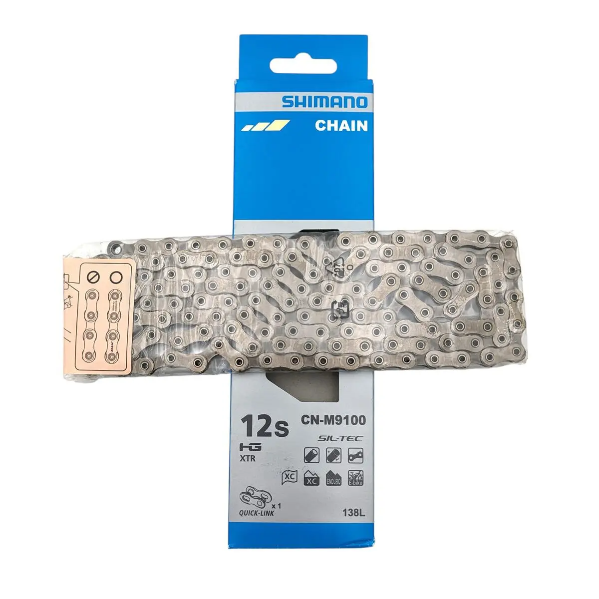 Shimano Sil-tec CN-M9100 Bike Chain Xtr Dura-ace 12-Speed Mtb Road 116/138L