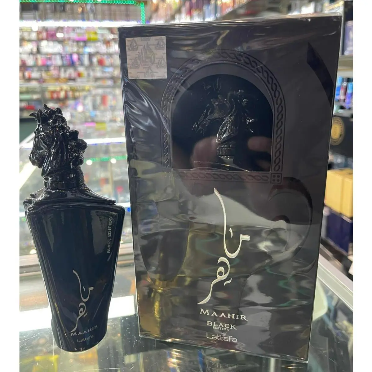 Maahir Black by Lattafa 3.4oz 100ml Eau de Parfum Edp For Him / Her Box