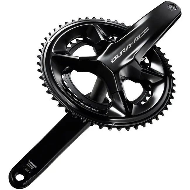 Shimano  - Shimano FC-R9200 Dura-Ace Double Crankset - IFCR9200AX26 - Black (UPC: 192790893976) 1