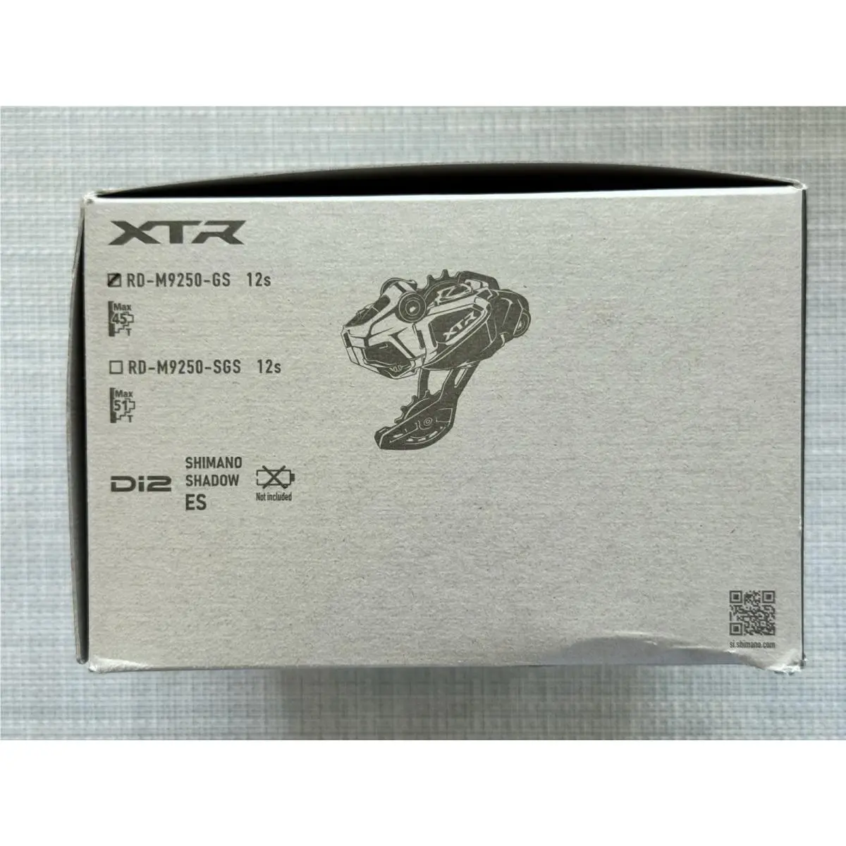Shimano Xtr RD-M9250-GS Di2 Wireless Medium Cage 45t Max Derailleur 12-Speed