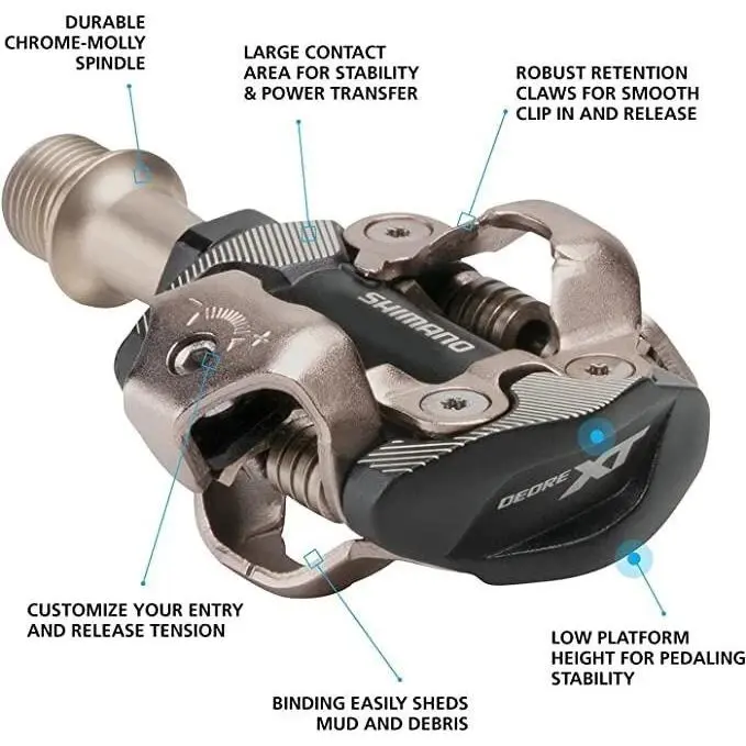 Shimano  - sh51 - PDM8100 - Black (UPC: 0732080858492) 1