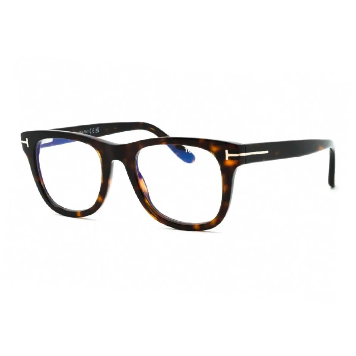 TF5820-B 052 Square Dark Havana 50 mm Men`s Eyeglasses Frame by Tom Ford