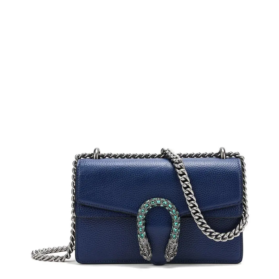 Tiffany Fred Paris Crystal Dragon Medium Crossbody Women`s Blue by Louis Vuitton