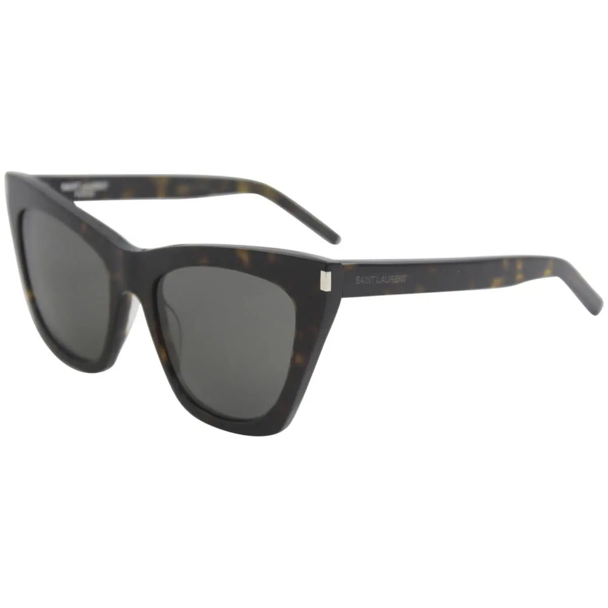 Saint Laurent Kate SL214 006 Women`s Sunglasses Havana/grey Lenses Cat Eye 55mm