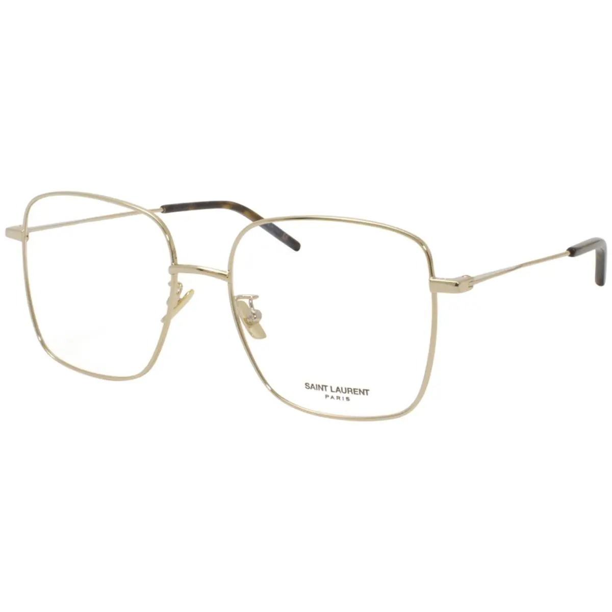 Saint Laurent SL314 006 Eyeglasses Women`s Gold/havana Square Optical Frame 54mm
