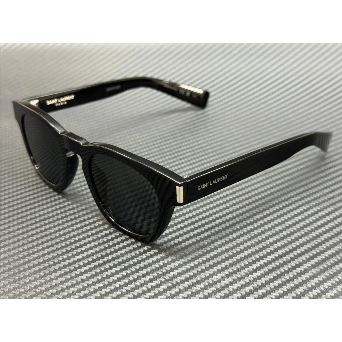Saint Laurent SL 746 001 Black Grey Unisex Medium 48 mm Sunglasses by Yves Saint Laurent