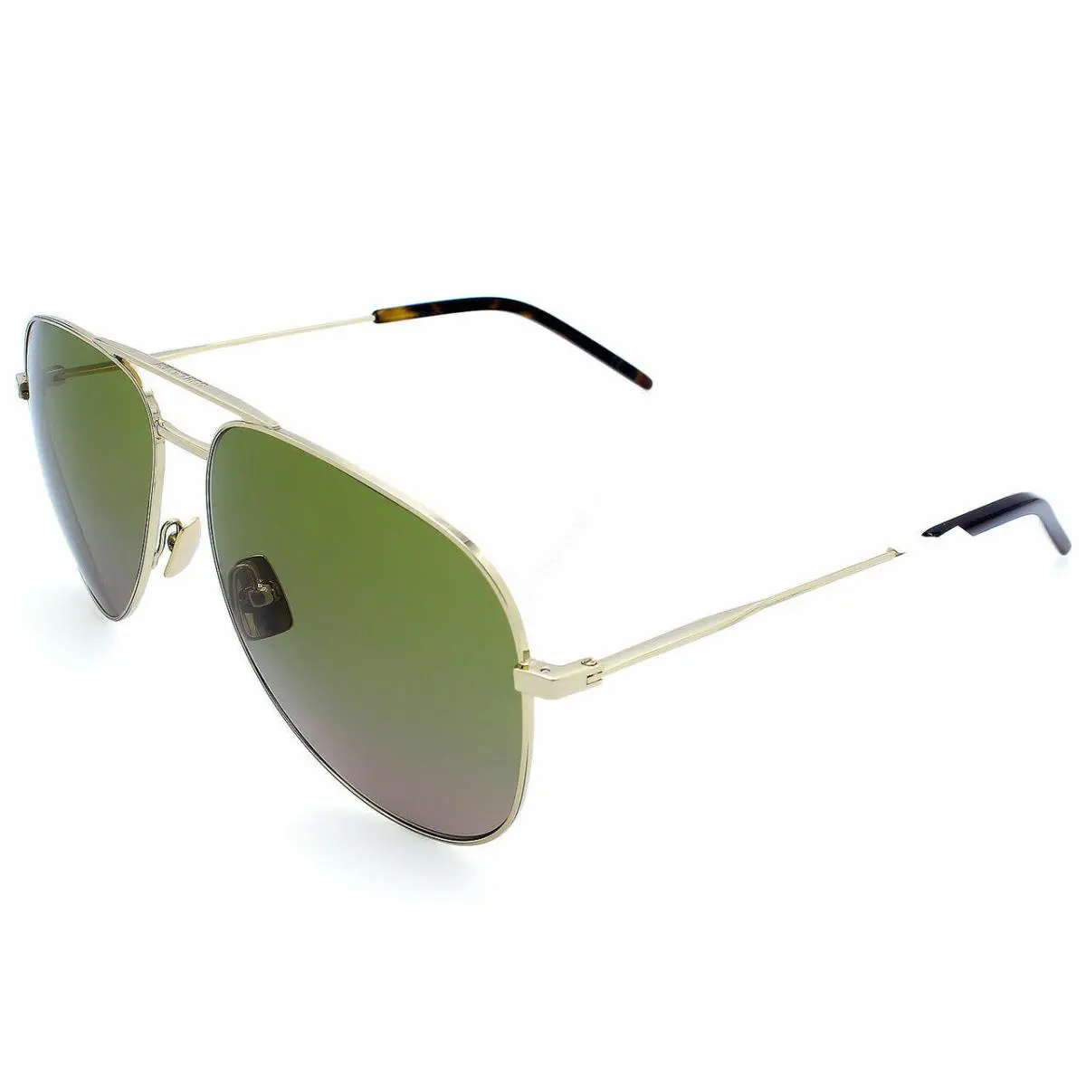 Saint Laurent Green Lens Gold 59-145MM Unisex Sunglasses SL Classic 11 052 by Yves Saint Laurent