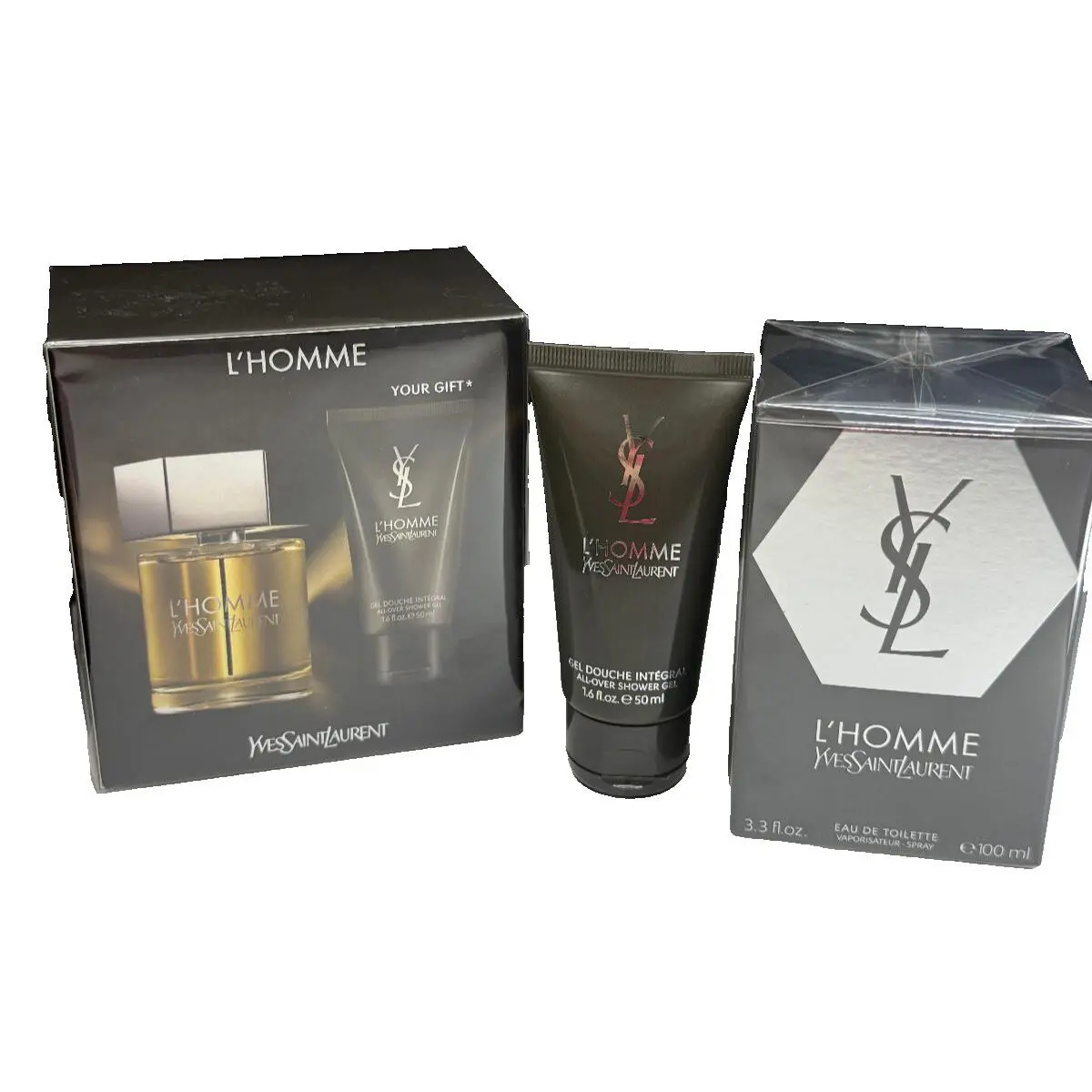 L`homme Travel Selection Edt and Shower Gel Value Set by Yves Saint Laurent