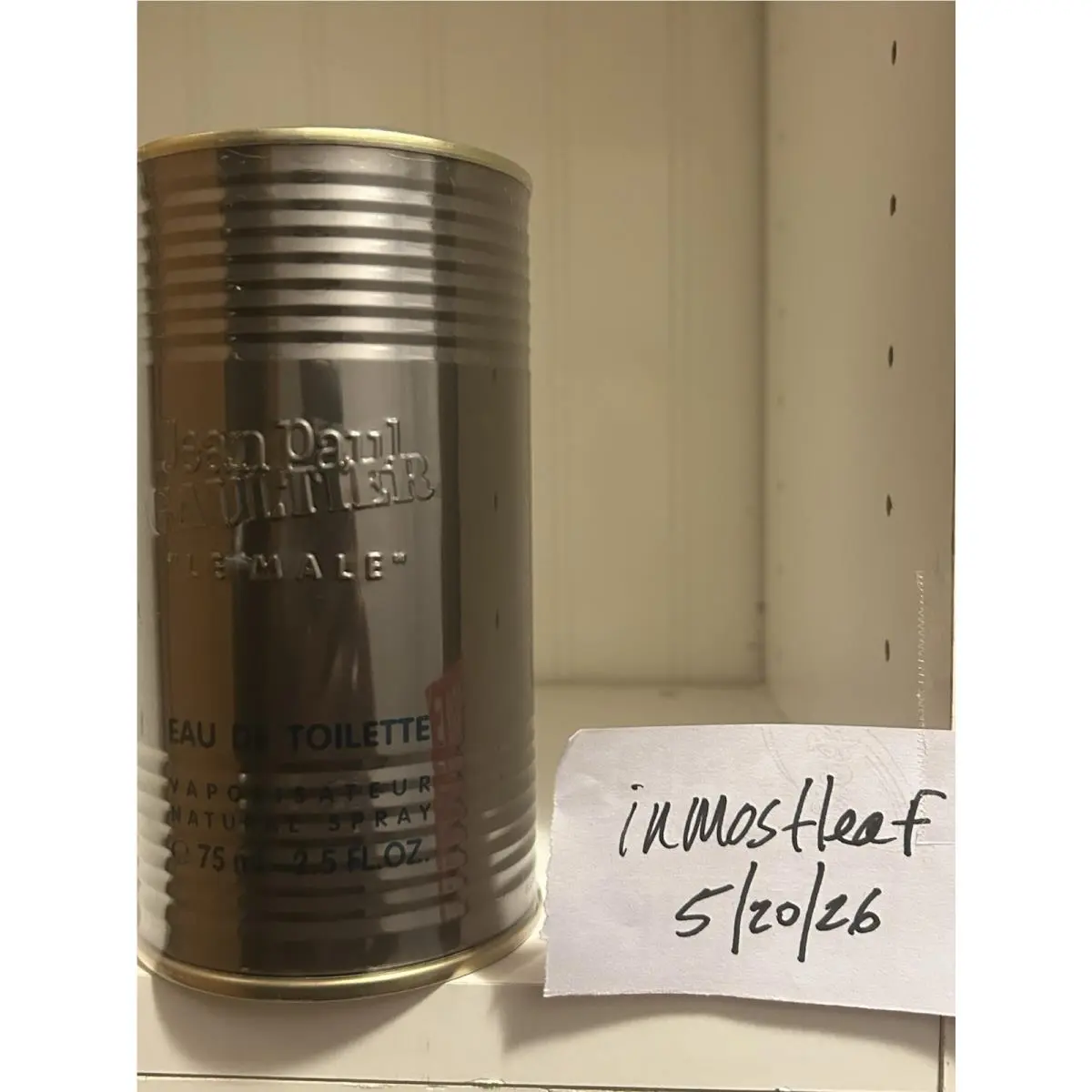Jean Paul Gaultier Le Male Edt 2.5 Formula Bpi Batch