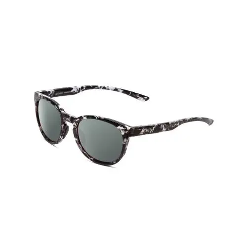 Smith Eastbank Unisex Round Polarized Sunglasses in Black Tortoise 52mm 4 Option Smoke Grey Polar by Smith Optics
