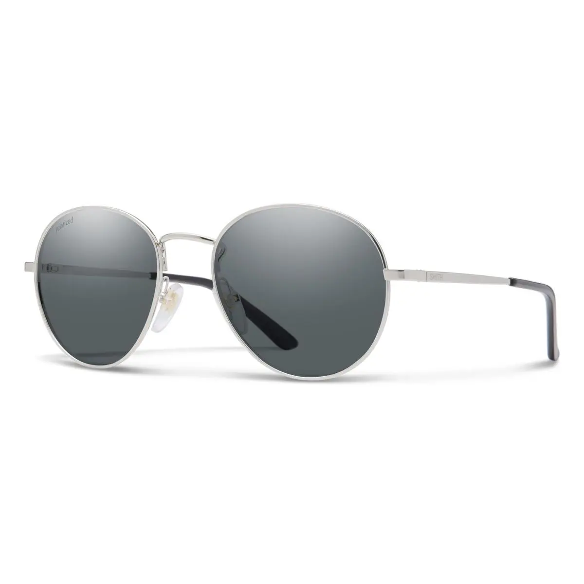 Smith Prep Silver Polarized Grey 53 mm Unisex Sunglasses - Frame: Silver
