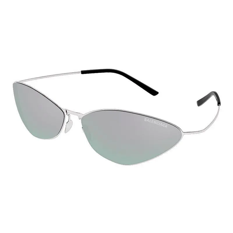 Balenciaga BB0350S 004 Silver/silver Mirror 68-16-130 Sunglasses