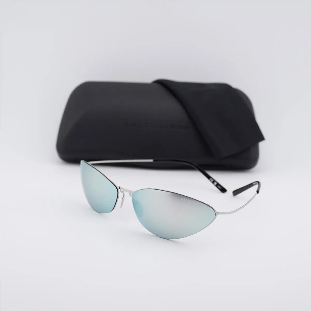 Balenciaga BB0350S 004 Silver/silver Mirror 68-16-130 Sunglasses