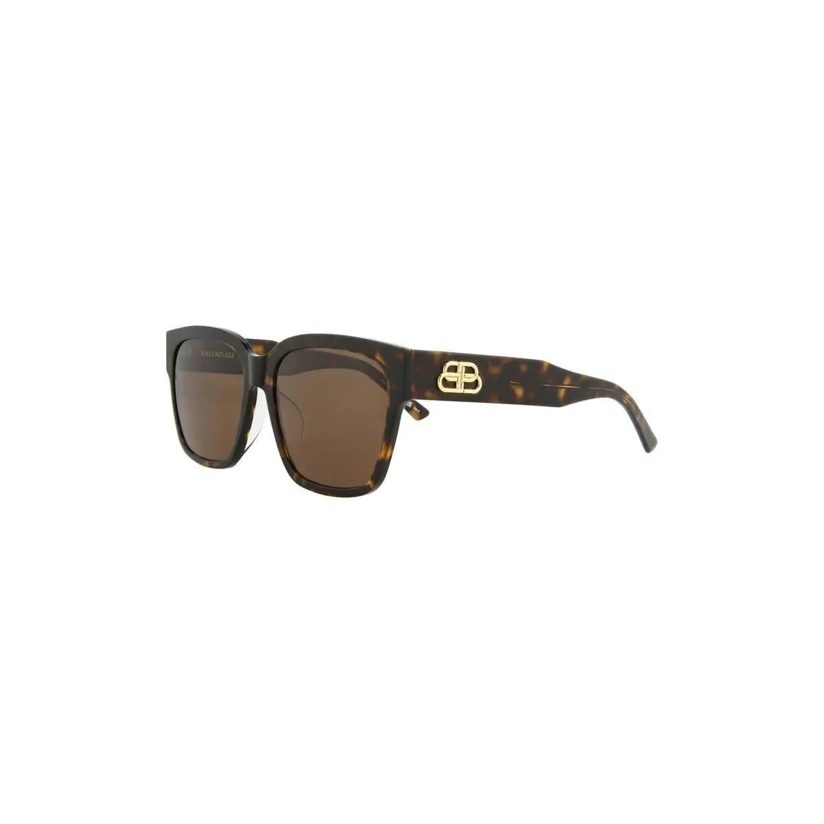Balenciaga Women 56mm Square Sunglasses Havana Havana Brown